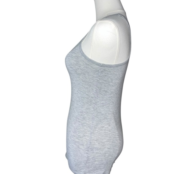 ~ HINGE Women's Gray Tank Top 95% Rayon 5% Spandex Size Medium - Picture 2 of 6